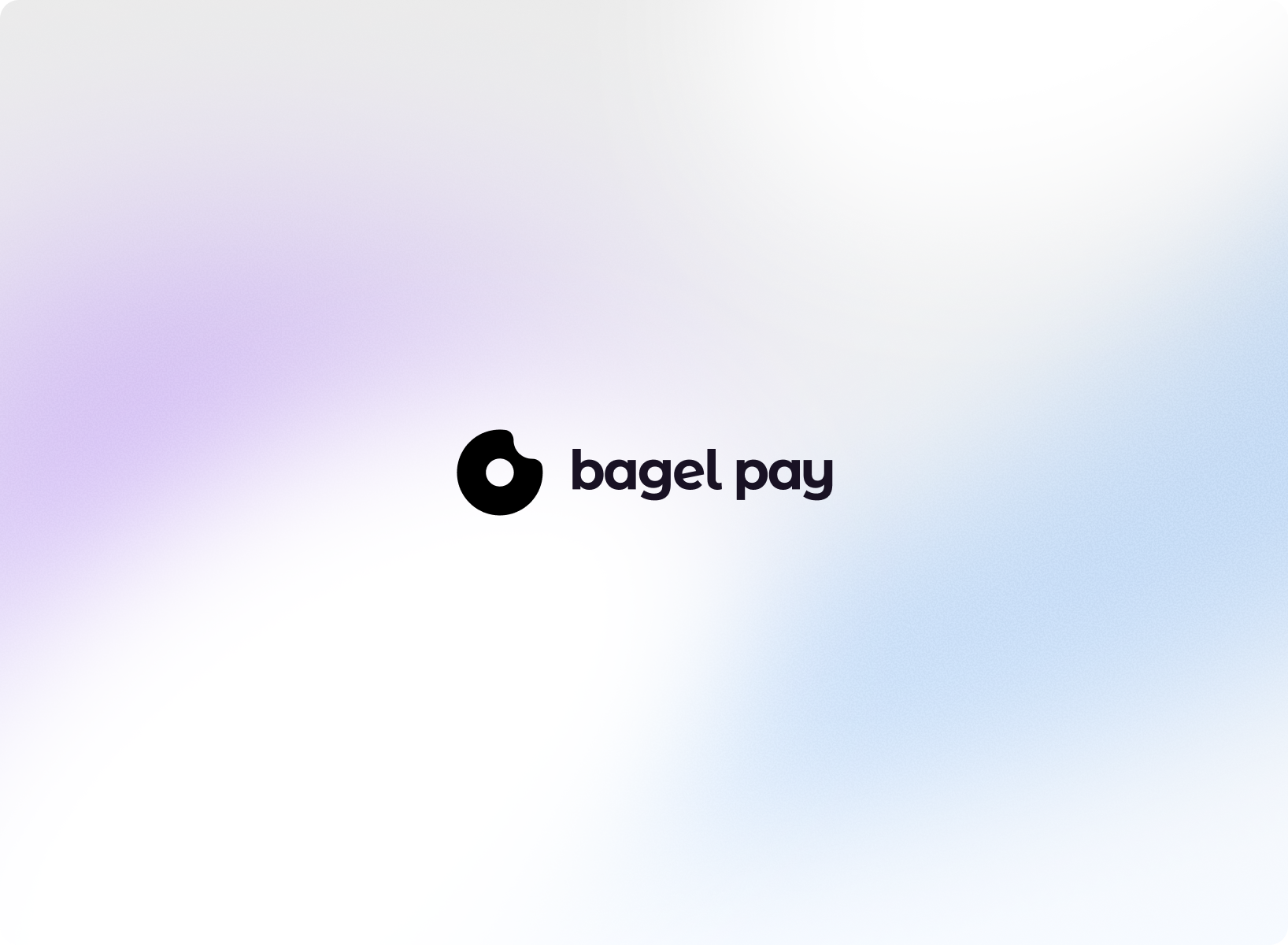 Logo on colored background